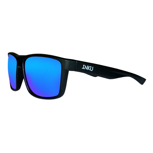 Inku Polarised Sunglasses - Blue Mirror