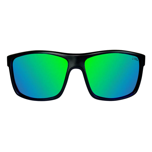 Inku Polarised Sunglasses - Green Mirror