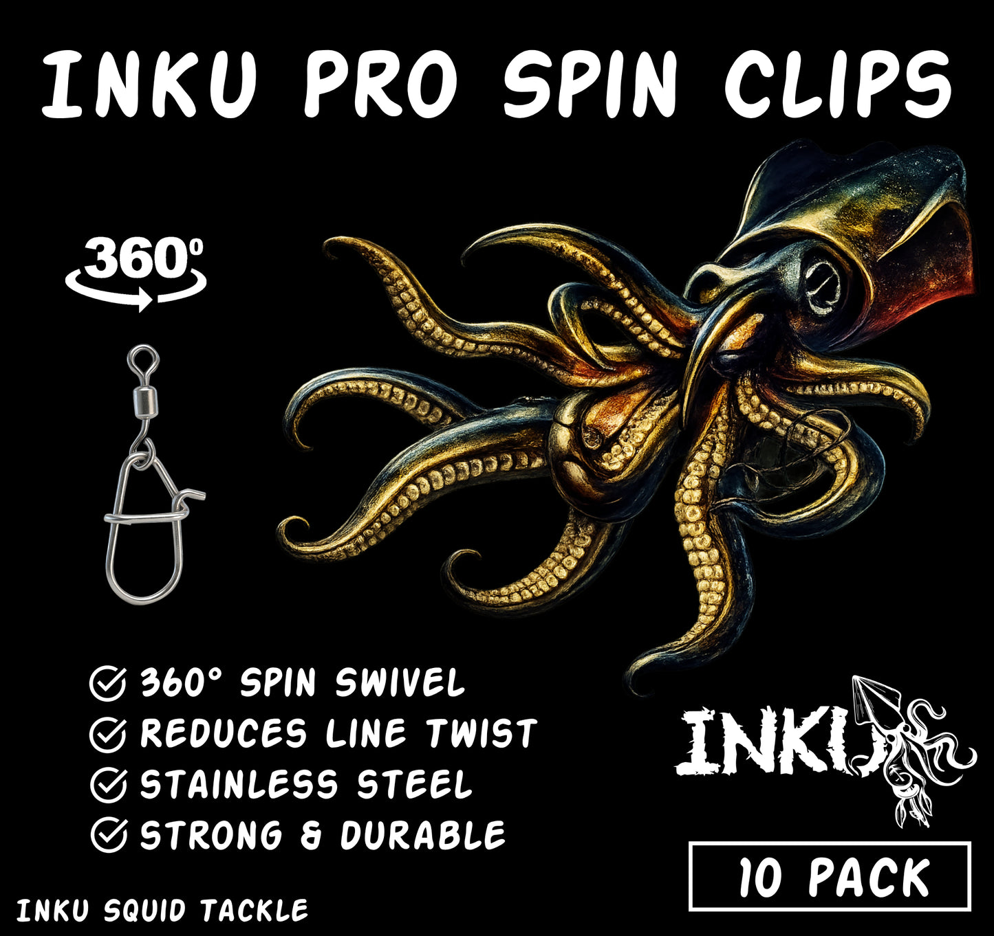 Inku Pro Spin Clips